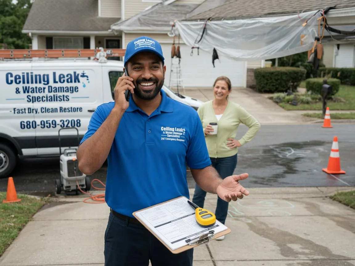 Ceiling Leak Cleanup North Richland Hills, TX FAQs